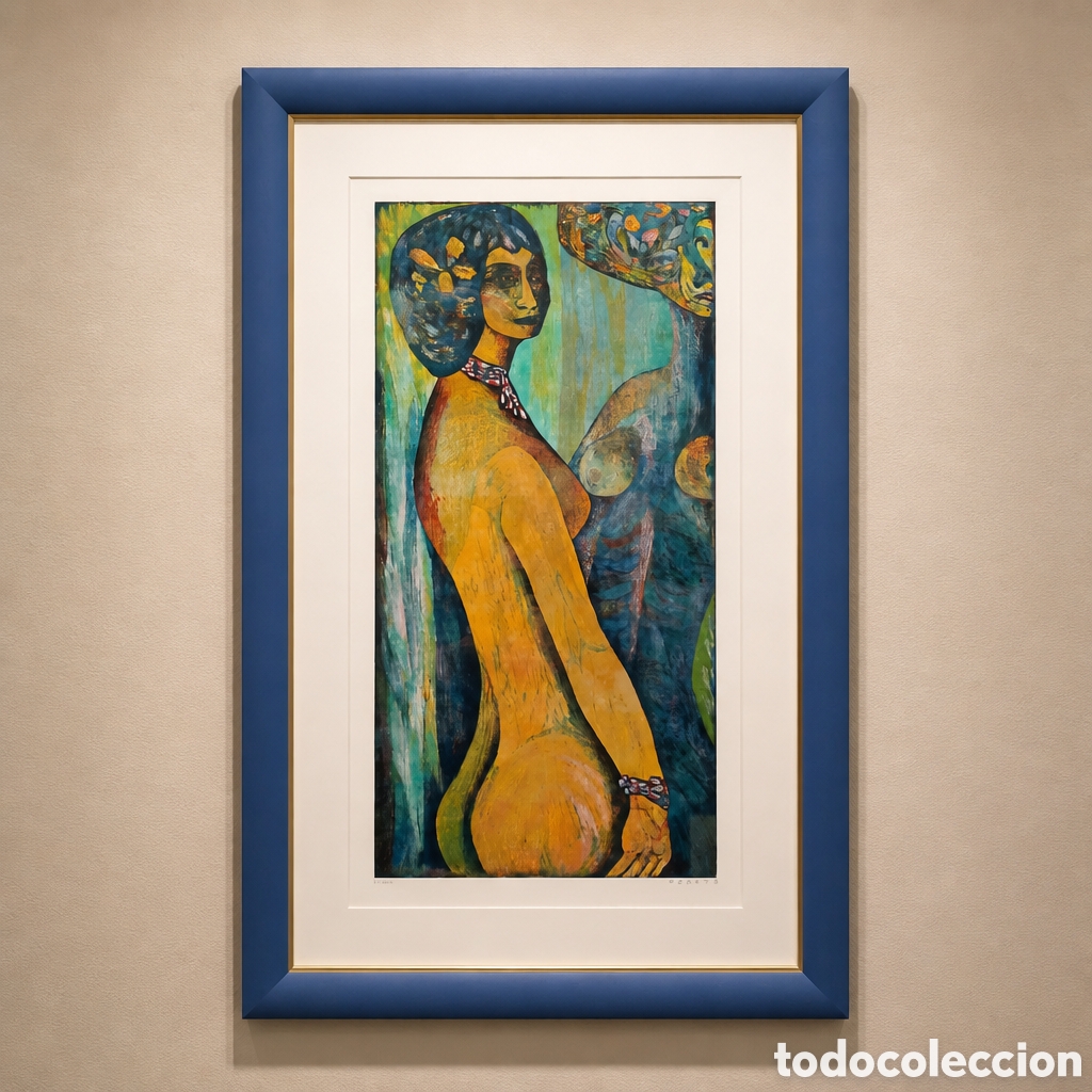 Arte: ESTEBAN FEKETE. HUNGRIA 1924 ALEMANIA 2009. XILOGRAFIA A COLOR . FIRMADA Y NUMERADA 25/100.