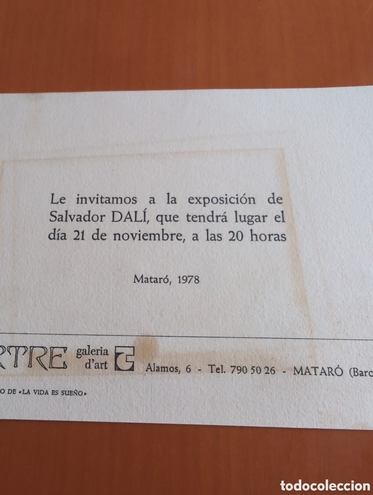 Arte: Salvador Dal&iacute; invitaci&oacute;n - Foto 6