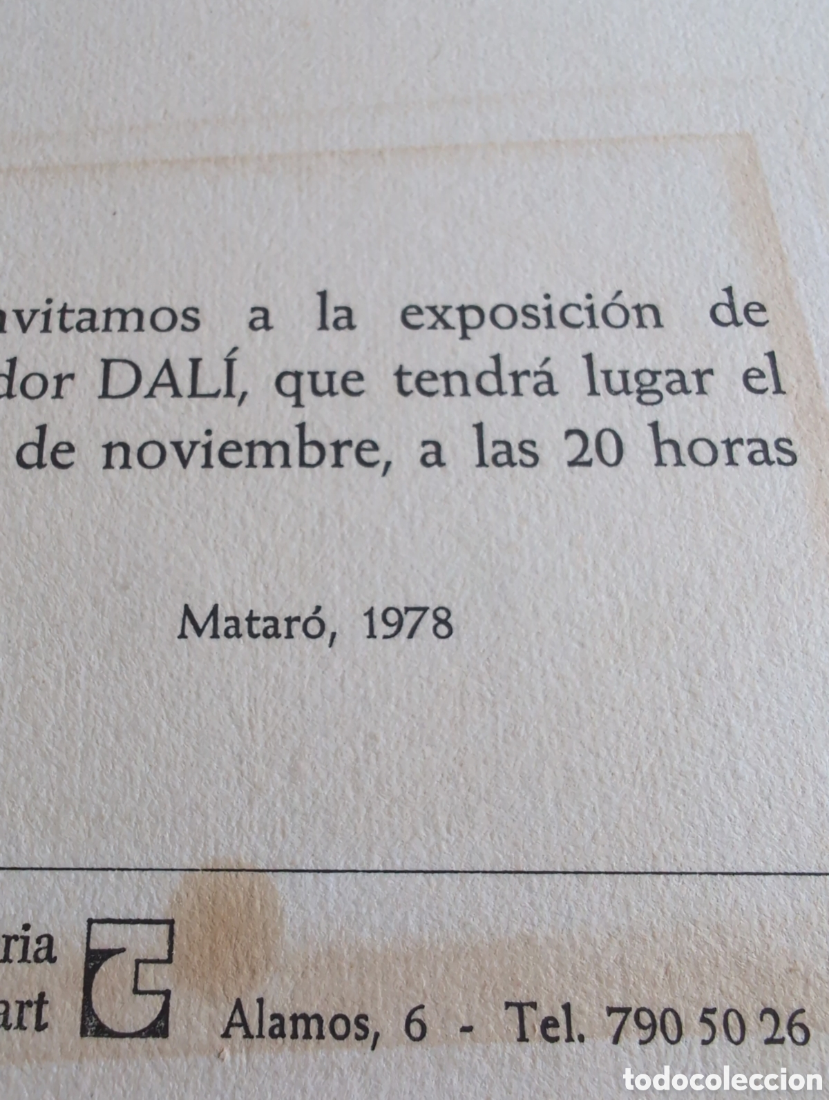 Arte: Salvador Dal&iacute; invitaci&oacute;n - Foto 7