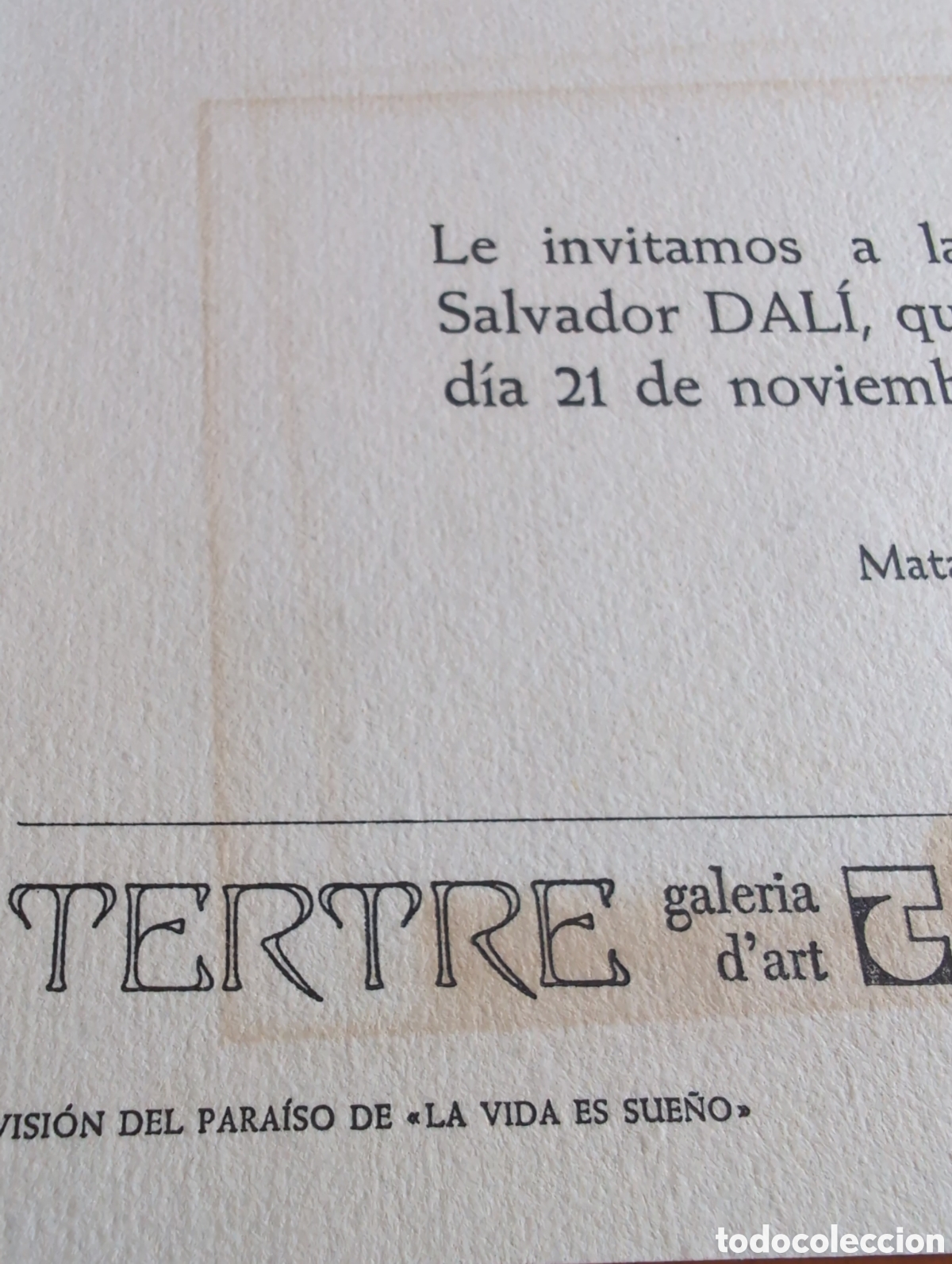 Arte: Salvador Dal&iacute; invitaci&oacute;n - Foto 8