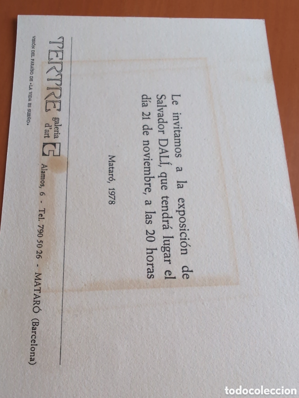 Arte: Salvador Dal&iacute; invitaci&oacute;n - Foto 9