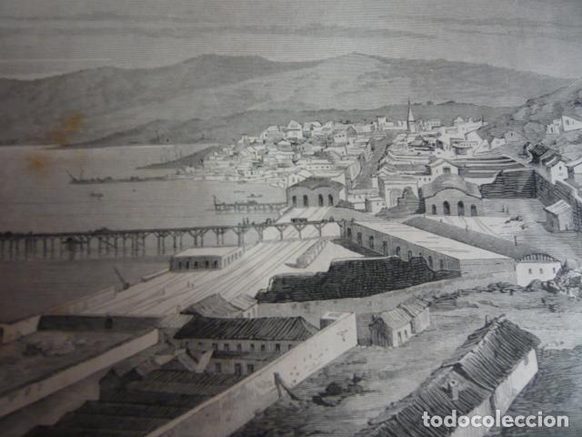 Arte: CHILE COQUIMBO GRABADO XILOGRAFICO XILOGRAFIA 1879