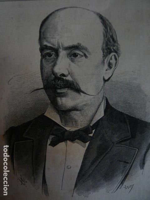Arte: RAFAEL FERNANDEZ RODRIGUEZ HEROE POPULAR INUNDACIONES MURCIA GRABADO XILOGRAFICO XILOGRAFIA 1879