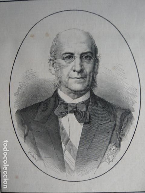 Arte: MARQUES JOSE NU&Ntilde;EZ Y PERVIA GRABADO XILOGRAFICO XILOGRAFIA 1879