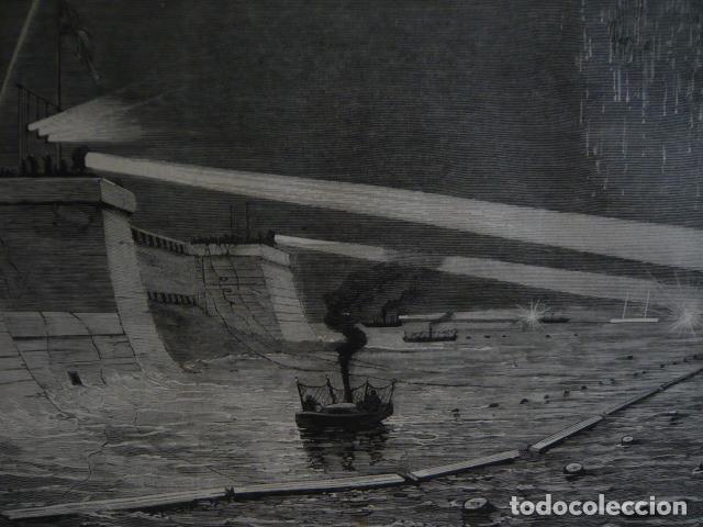 Arte: PORTSMOUTH UK EJERCICIOS MILITARES GRABADO XILOGRAFICO XILOGRAFIA 1879