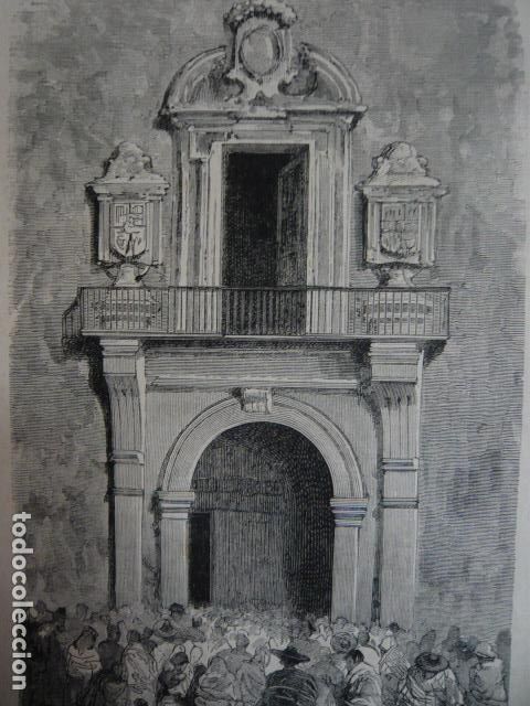 Arte: MURCIA PORTADA DEL INSTITUTO PROVINCIAL GRABADO XILOGRAFICO XILOGRAFIA 1879