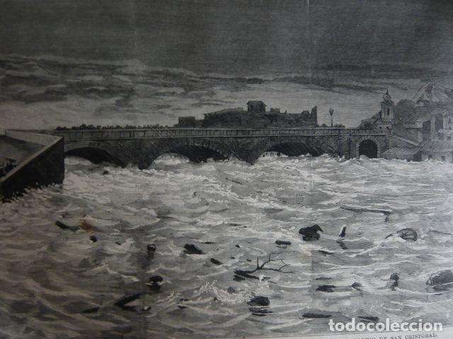 Arte: LORCA MURCIA INUNDACIONES GRABADO XILOGRAFICO XILOGRAFIA 1879