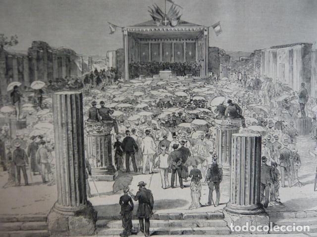 Arte: POMPEYA ITALIA GRABADO XILOGRAFICO XILOGRAFIA 1879