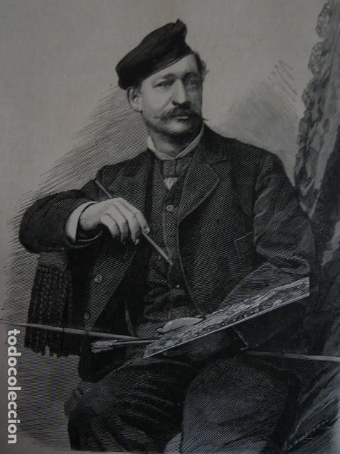 Art: JOB CARRILLO PINTOR MEXICANO GRABADO XILOGRAFICO XILOGRAFIA 1879