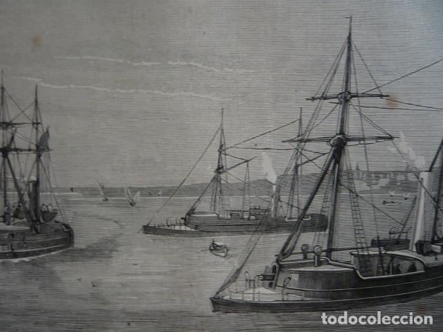 Arte: MALTA CA&Ntilde;ONEROS EPSILON ZETA ETA Y THETA GRABADO XILOGRAFICO XILOGRAFIA 1879