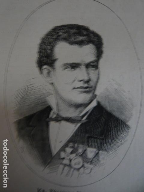 Arte: FELECIEN TREWEY ARTISTA CIRCO PRICE GRABADO XILOGRAFICO XILOGRAFIA 1879