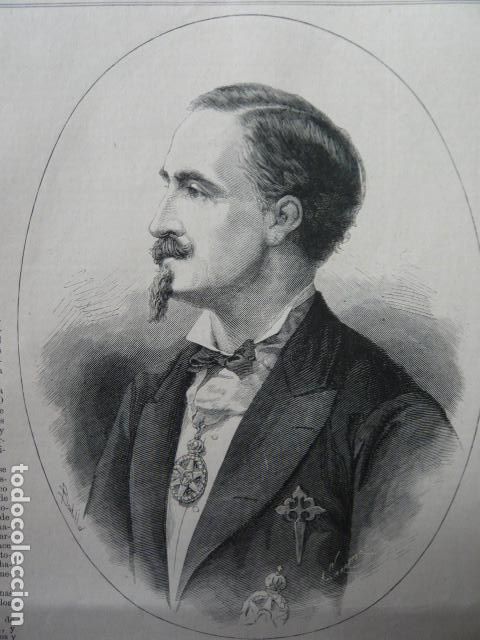 Art: JUAN MARIANO GOYENECHE GARCIA GRABADO XILOGRAFICO XILOGRAFIA 1879