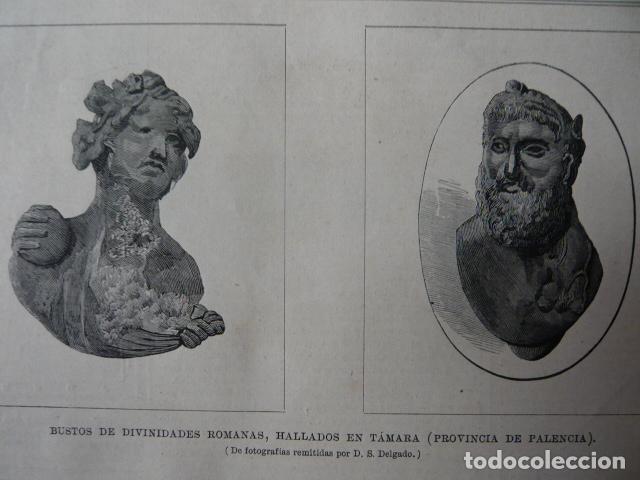 Arte: TAMARA ZAMORA BUSTOS DIVINIDADES ROMANAS HALLADOS GRABADO XILOGRAFICO XILOGRAFIA 1879