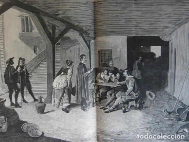 Arte: LA ORDEN DEL REY GRABADO XILOGRAFICO XILOGRAFIA 1879