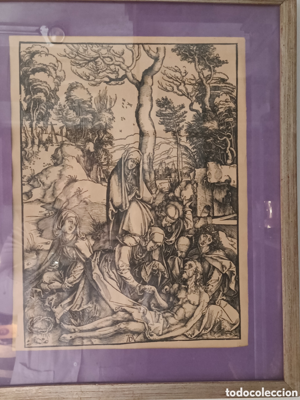 Arte: Pareja de xilograf&iacute;as, firmadas en plancha, Alberto Durero.