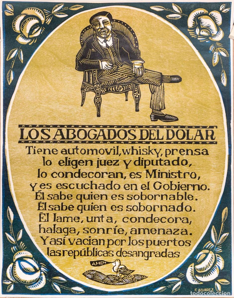 Arte: FRANCSICO &Aacute;LVAREZ - ESTAMPA POPULAR - LINOGRANADO