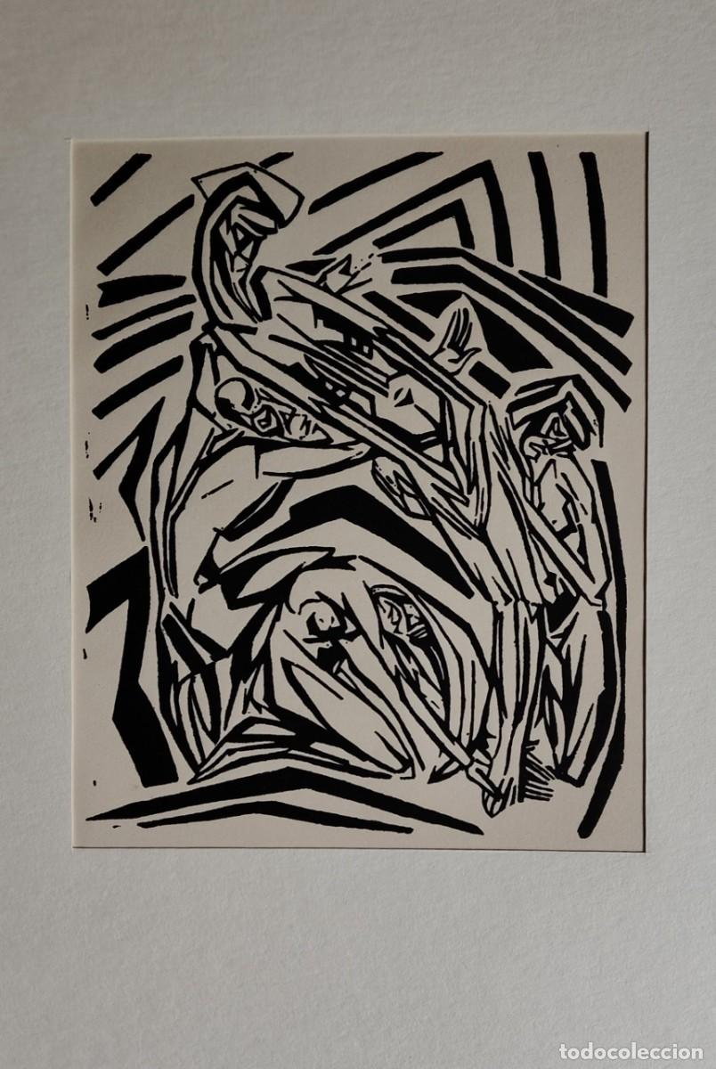 Arte: Franz Nitsche (1887&ndash;1952) - Das Leid, xilograf&iacute;a de 1920 / Expresionismo