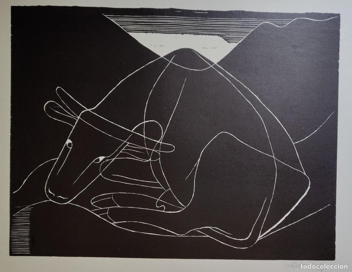 Arte: Johanna Sch&uuml;tz-Wolff (1896&ndash;1965). Xilograf&iacute;a de 1948, firmada a mano