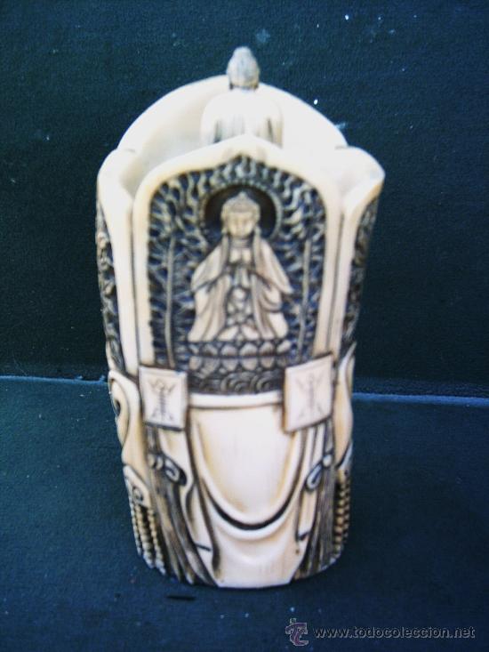 Arte: CABEZA DE BUDA DE MARFILINA, - Foto 3
