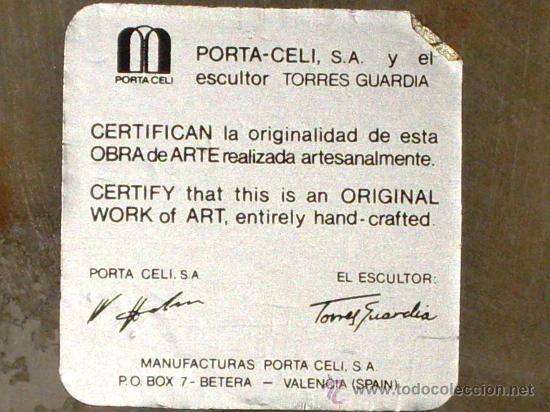 Arte: ESCULTURA DE TORRES GUARDIA - Foto 4