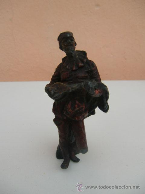 Arte: Figura antigua de metal - Foto 1