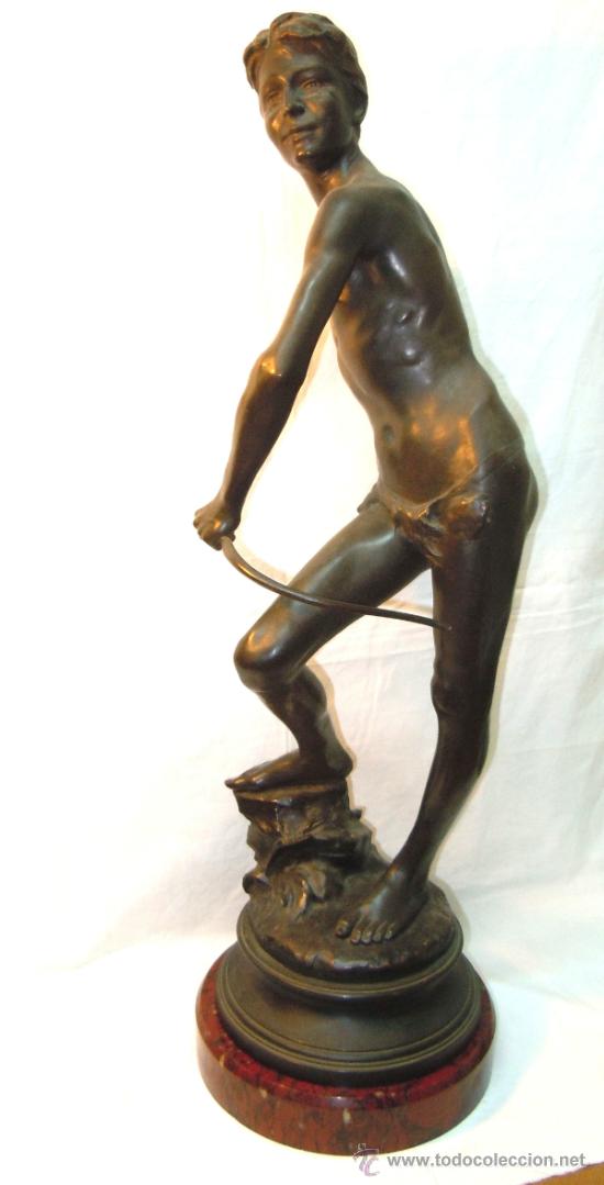 Arte: BRONCE FRANCES DE EUGENE-PAUL B&Eacute;NET - Foto 1