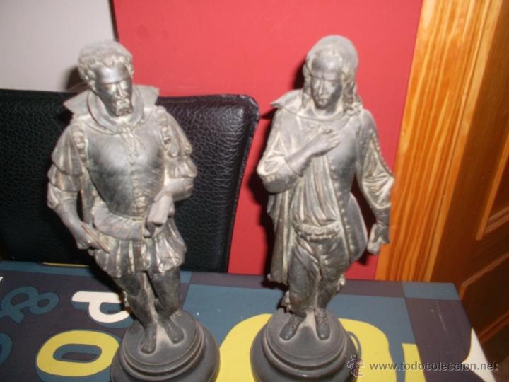 Arte: escultura de calamina del siglo 19 - Foto 1