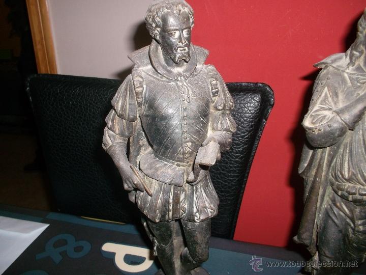 Arte: escultura de calamina del siglo 19 - Foto 3
