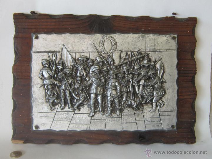 Arte: RELIEVE EN METAL FIRMADO - Foto 2