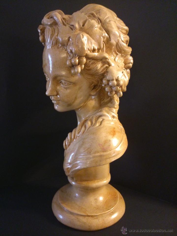 Arte: * ANTIGUO BUSTO DE ESTUCO - Foto 1