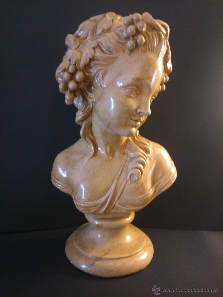 Arte: * ANTIGUO BUSTO DE ESTUCO - Foto 2