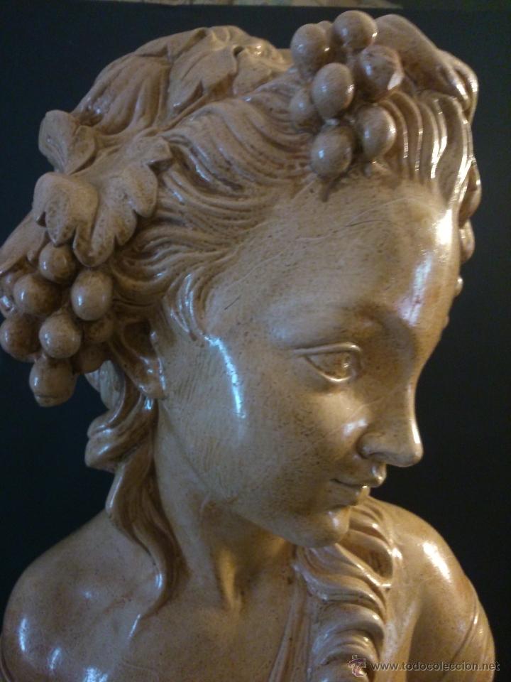 Arte: * ANTIGUO BUSTO DE ESTUCO - Foto 4