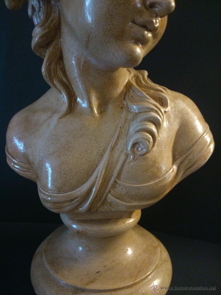 Arte: * ANTIGUO BUSTO DE ESTUCO - Foto 5