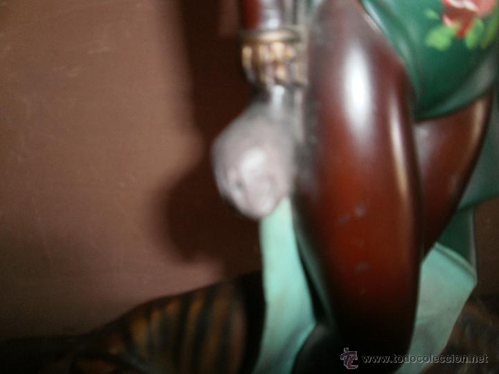Arte: FIGURA  AFRICANA CON PANTERA - Foto 5