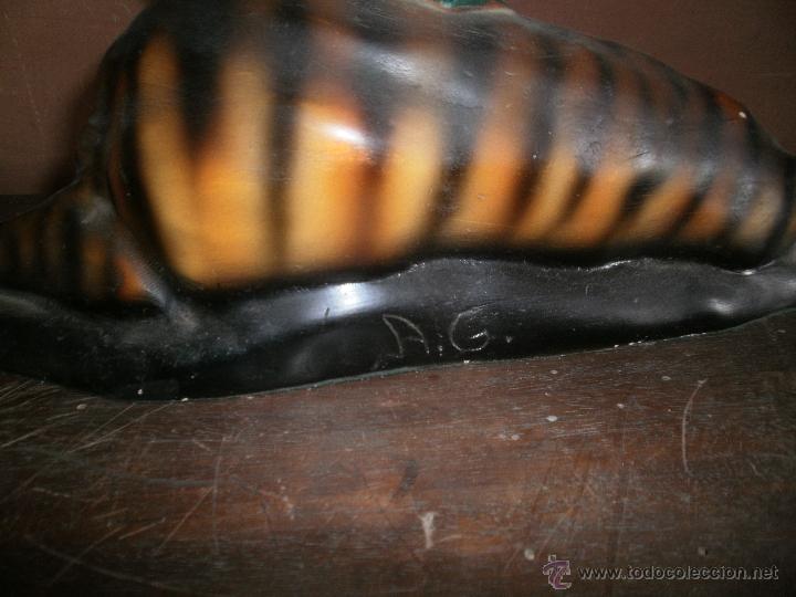 Arte: FIGURA  AFRICANA CON PANTERA - Foto 9