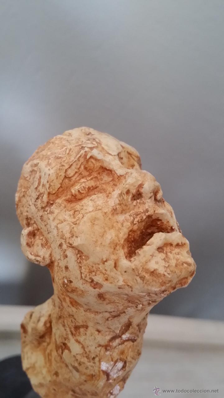 Arte: Busto de escayola policromado 2 / 24 cm - Foto 2