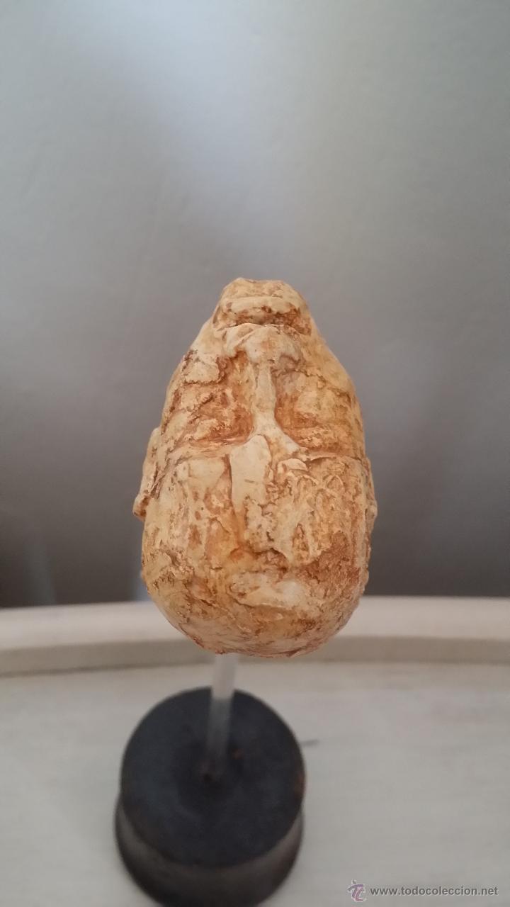 Arte: Busto de escayola policromado 2 / 24 cm - Foto 6