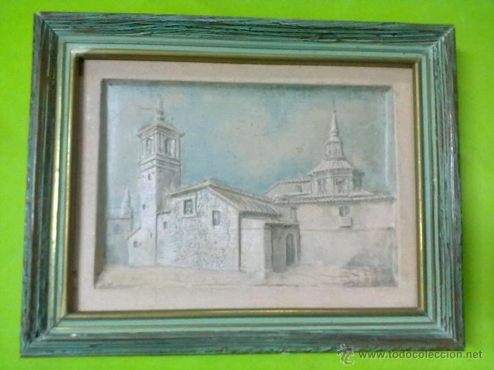 Arte: PLACA DE ARCILLA ENMARCADA - Foto 1