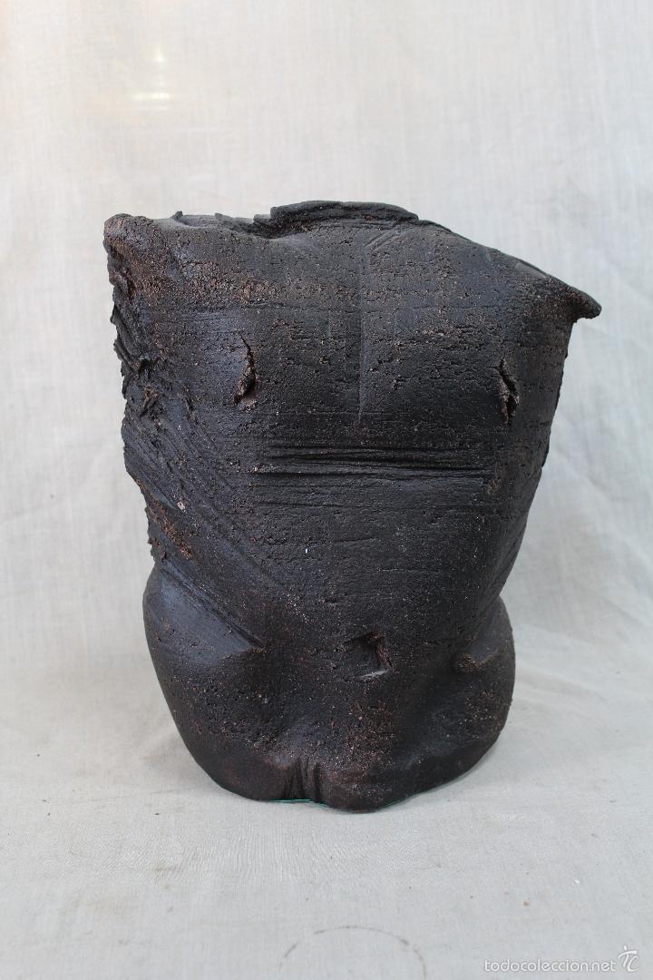Arte: BUSTO DE HOMBRE EN CERAMICA - Foto 1