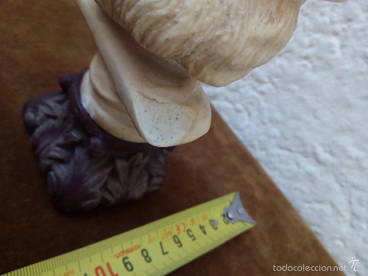 Arte: Busto Rembrandt con peana de madera - Foto 3