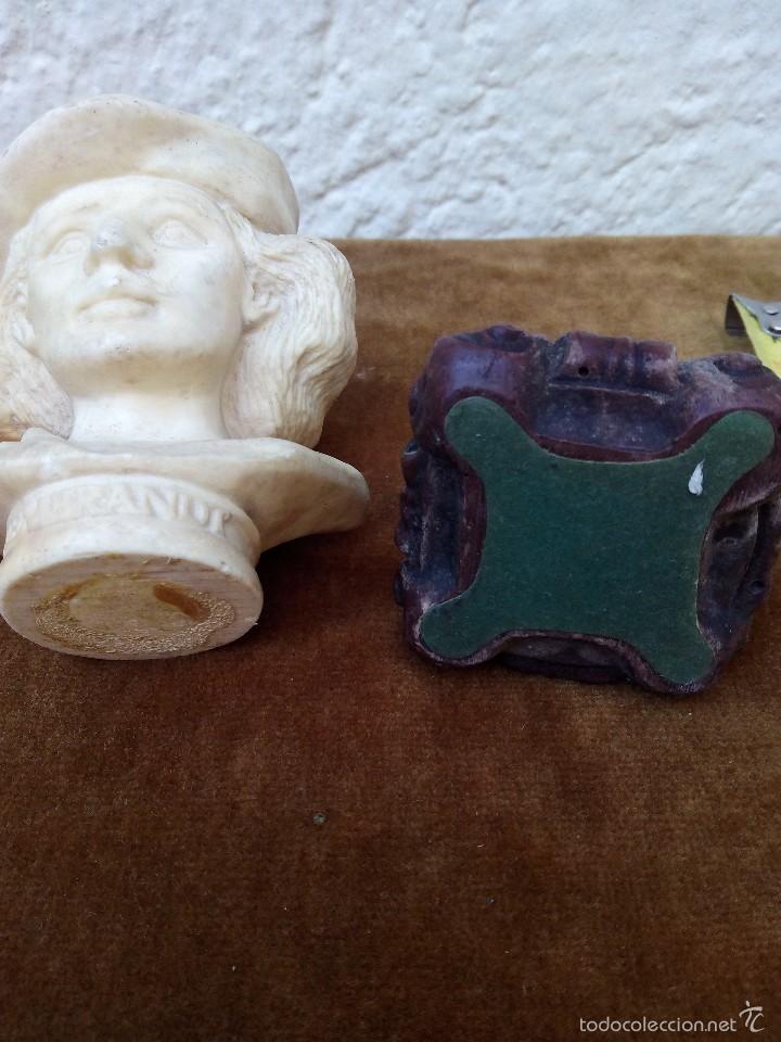 Arte: Busto Rembrandt con peana de madera - Foto 4