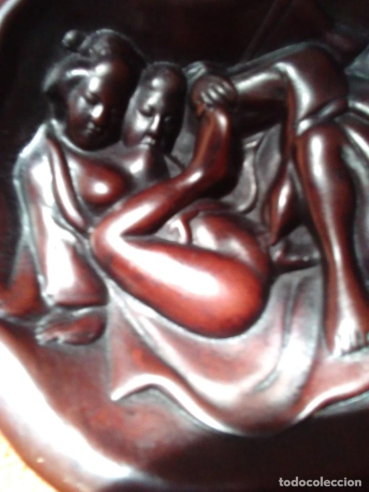 Arte: Buda con escena er&oacute;tica en la base de la figura e invisible al exterior - Foto 6