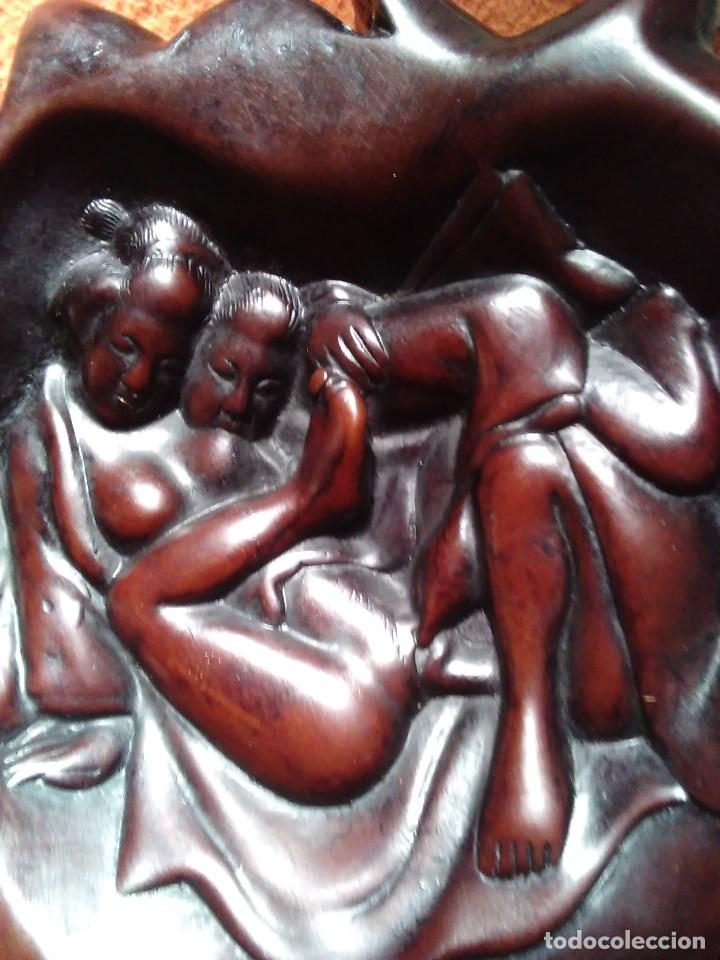Arte: Buda con escena er&oacute;tica en la base de la figura e invisible al exterior - Foto 17