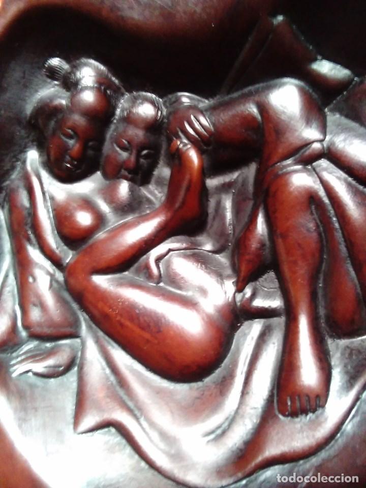 Arte: Buda con escena er&oacute;tica en la base de la figura e invisible al exterior - Foto 18