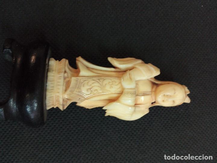 Arte: Figura antigua de origen oriental de tipo netsuke - Foto 2