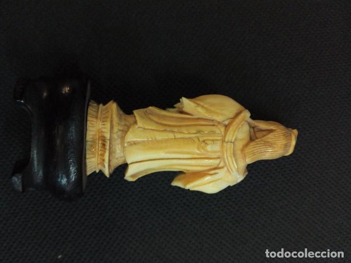 Arte: Figura antigua de origen oriental de tipo netsuke - Foto 3