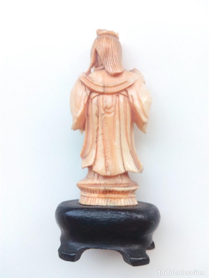 Arte: Figura antigua de origen oriental de tipo netsuke - Foto 6