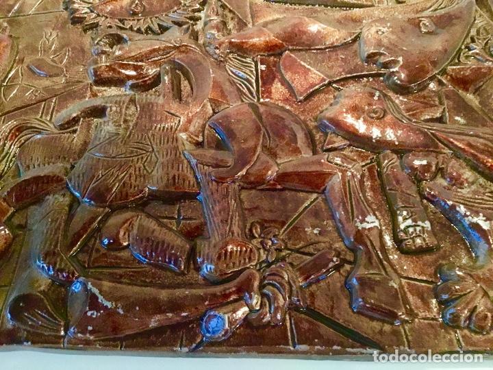 Arte: RELIEVE EN METAL ESMALTADO DEL GUERNICA - Foto 8