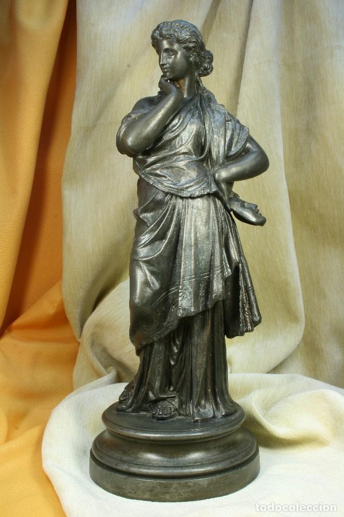 Arte: Musa del teatro de calamina. S.XIX - Foto 2