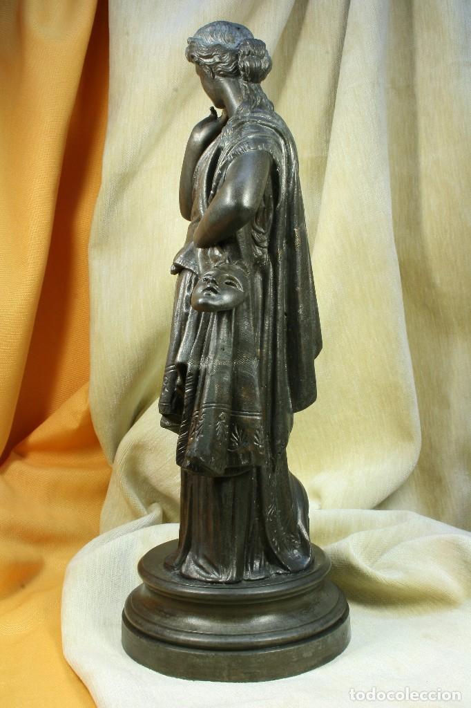 Arte: Musa del teatro de calamina. S.XIX - Foto 4